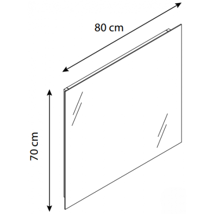 ЗЕРКАЛО NICE 65 СМ LED