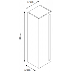 Пенал Sepia Model 80 Cm