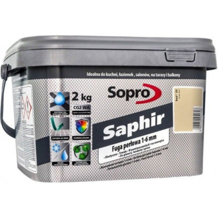 Затирка SOPRO Sapfir №32/9517 бежевый, 2 кг