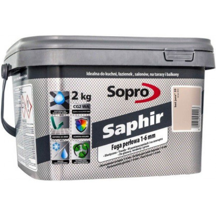 Затирка SOPRO Sapfir №33/9512 беж юрскийй, 2 кг
