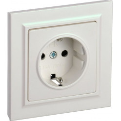 BRITE Роз. с з/к/ш 16А в сб. РСР14-1-0-БрЖ жемч. IEK BRITE Роз. с з/к/ш 16А в сб. РСР14-1-0-БрЖ жемч. IEK