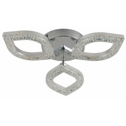 Люстра 3PL LED 30W*2 Chrome (550х100) (2721/3) (GL)