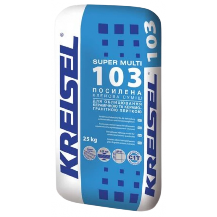 КЛЕЙ ДЛЯ ПЛИТКИ KREISELl 25 кг 103 (усиленный) (54 шт/пал)