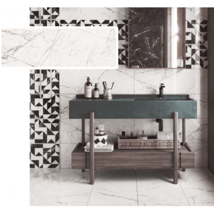 Плитка керамическая 30*90 LA VITA WHITE