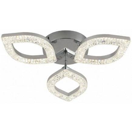 Люстра 3PL LED 30W*2 Chrome (550х100) (2721/3) (GL)
