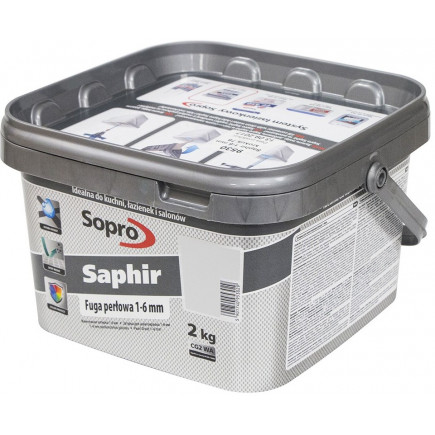 Затирка SOPRO Sapfir №14/9504 бетонно-серая, 2 кг