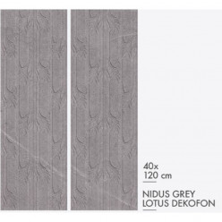 Плитка Керамическая 40*120 Nidus Grey Lotus Dekofon