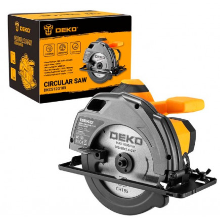 Пила циркулярная Deko DKCS12G185