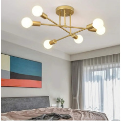 Люстра 6PL 7W LED E27 (690х690x250) (74545/6) (GL)