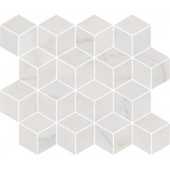 Декор Греппи Белый Мозаичный 45*37,5 T017\14003